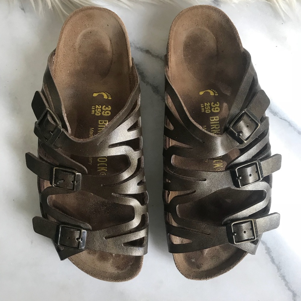 Bronze 3 Strap Birki’s Birkenstock Sandal